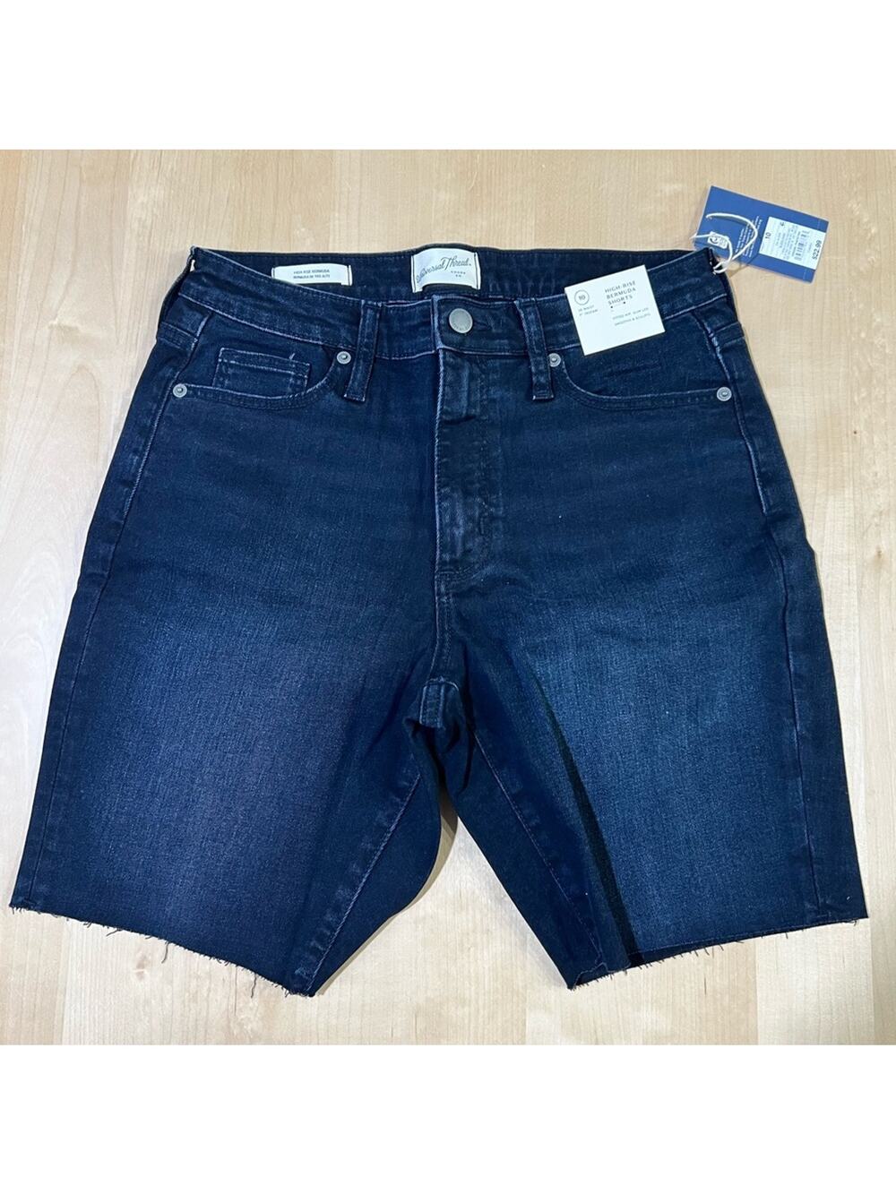 Universal Thread Dark Blue Denim Jean Shorts